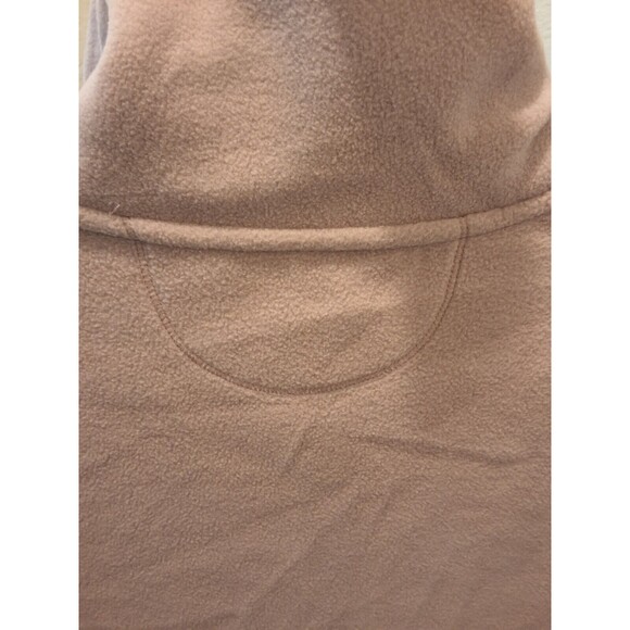 Calvin Klein Performance Size Large Beige Zip Up Fleece Jacket High Collar NEW - Picture 13 of 16